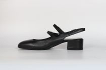 Babies Femme Reqins Rosewood Cuir Noir