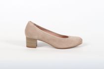 Ballerines à Talon Dorking 58786 Velours Taupe