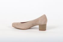 Ballerines à Talon Dorking 58786 Velours Taupe