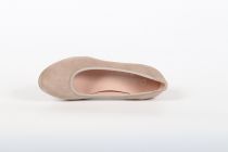 Ballerines à Talon Dorking 58786 Velours Taupe