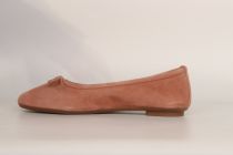 Ballerines Femme Reqins Harmony Cuir Velours Antic Rose