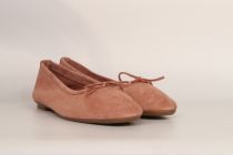 Ballerines Femme Reqins Harmony Cuir Velours Antic Rose