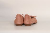 Ballerines Femme Reqins Harmony Cuir Velours Antic Rose