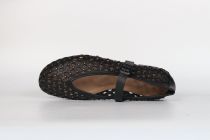 Ballerines Femme Reqins Kamia Cuir Noir