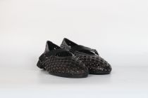 Ballerines Femme Reqins Kamia Cuir Noir