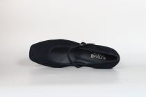 Ballerines Femme Reqins Kelly Cuir Velours marine