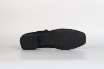 Ballerines Femme Reqins Kelly Cuir Velours marine