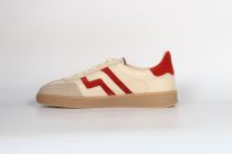 Baskets Femme Cuzima Beige / Rouge