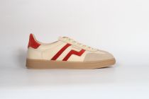 Baskets Femme Cuzima Beige / Rouge