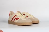 Baskets Femme Cuzima Beige / Rouge