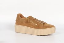 Baskets Femme Gabor 73.200.14 Velours camel
