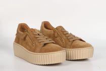Baskets Femme Gabor 73.200.14 Velours camel
