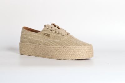 Baskets Femme Les trop�ziennes Cosmic Beige Or