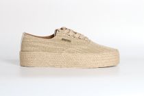 Baskets Femme Les trop&eacute;ziennes Cosmic Beige Or