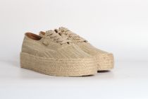 Baskets Femme Les trop&eacute;ziennes Cosmic Beige Or
