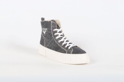 Baskets Femme Montantes Regard Nancy Toile Grigio (Gris d�lav�)