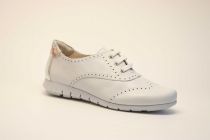 Baskets Femme Ottilia Espace V05 Cuir Blanc Cassé