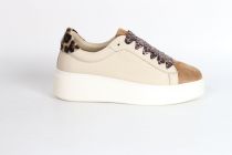 Baskets Femme STEP WAVE Suede Brown