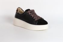 Baskets Femme STEP WAVE Suede Cognac
