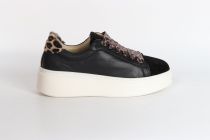 Baskets Femme STEP WAVE Suede Cognac