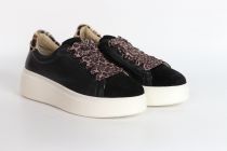 Baskets Femme STEP WAVE Suede Cognac