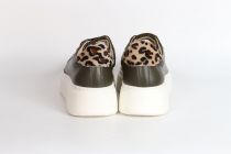 Baskets Femme STEP WAVE Suede Kaki