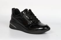 Baskets Femme Tamaris 1-23754-45 018 Black Patent