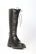Bottes Femme à lacet Myma 5226 MY00 Cuir Noir