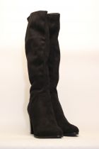 Bottes Femme Adige A.VALADA-223-101 Velours Noir