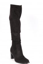 Bottes femme Adige Fiona-201-007 Stretch Velours Noir