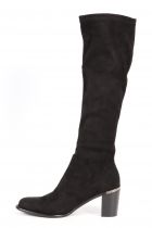 Bottes femme Adige Fiona-201-007 Stretch Velours Noir