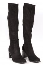 Bottes femme Adige Fiona-201-007 Stretch Velours Noir