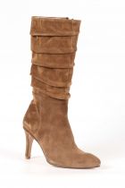 Bottes Femme Aliwell Jane Velours Camel