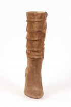 Bottes Femme Aliwell Jane Velours Camel