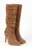 Bottes Femme Aliwell Jane Velours Camel