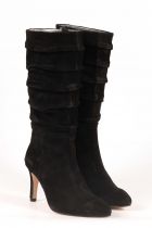 Bottes Femme Aliwell Jane Velours Noir