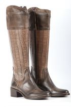 Bottes femme cavalières Emmanuele Crasto 3011 Taupe