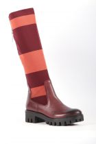 Bottes femme cavalières Tamaris 25600 Merlot Stripe