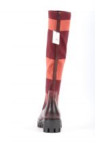 Bottes femme cavalières Tamaris 25600 Merlot Stripe