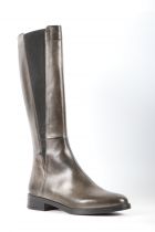 Bottes femme plates cavalières Emmanuele Crasto 2056 Taupe (Grigio)