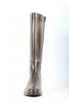 Bottes femme plates cavalières Emmanuele Crasto 2056 Taupe (Grigio)