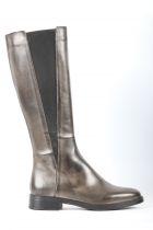 Bottes femme plates cavalières Emmanuele Crasto 2056 Taupe (Grigio)
