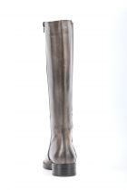 Bottes femme plates cavalières Emmanuele Crasto 2056 Taupe (Grigio)