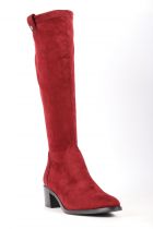 Bottes femme stretch Jb Martin Encre Velours Carmin
