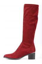 Bottes femme stretch Jb Martin Encre Velours Carmin