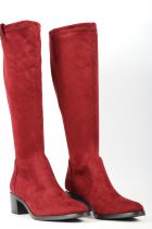 Bottes femme stretch Jb Martin Encre Velours Carmin