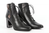 Bottines femme à lacets Cardenal Gerone Noir