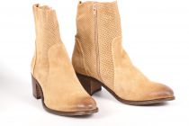 Bottines femme Aliwell ALIAS velours camel