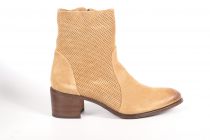 Bottines femme Aliwell ALIAS velours camel