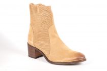 Bottines femme Aliwell ALIAS velours camel